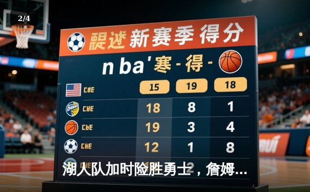 湖人队加时险胜勇士，詹姆斯三双引领逆转，库里空砍46分 - 2